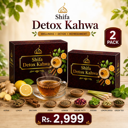 Shifa Detox Kahwa | Herbal Kahwa with Natural Ingredients 2 Month Plan